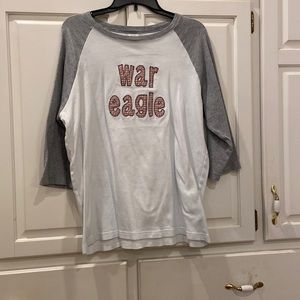 War Eagle embroidered shirt